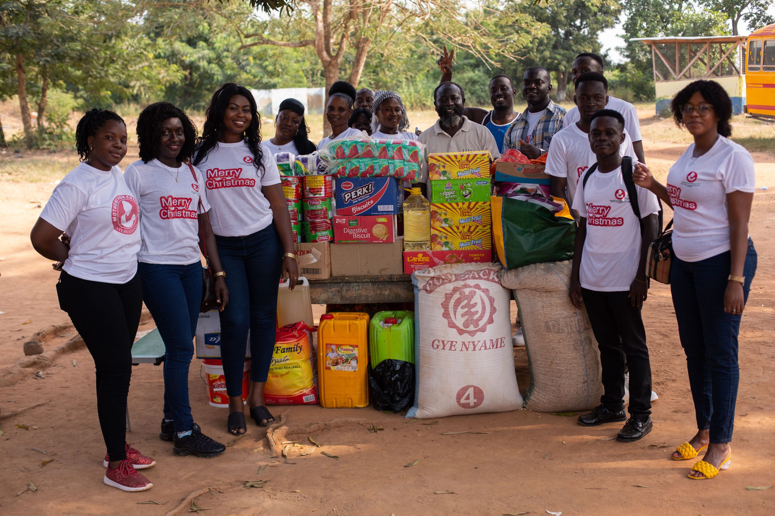 Happy Orphans and Donors